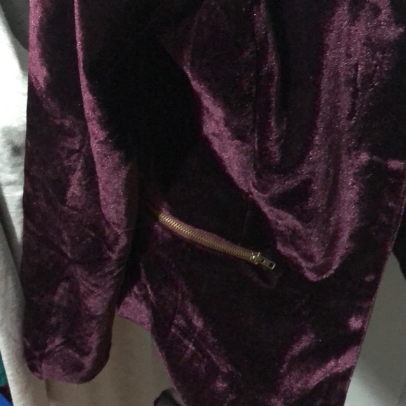 NWT Kaii purple velvet jacket size medium - Picture 3 of 6